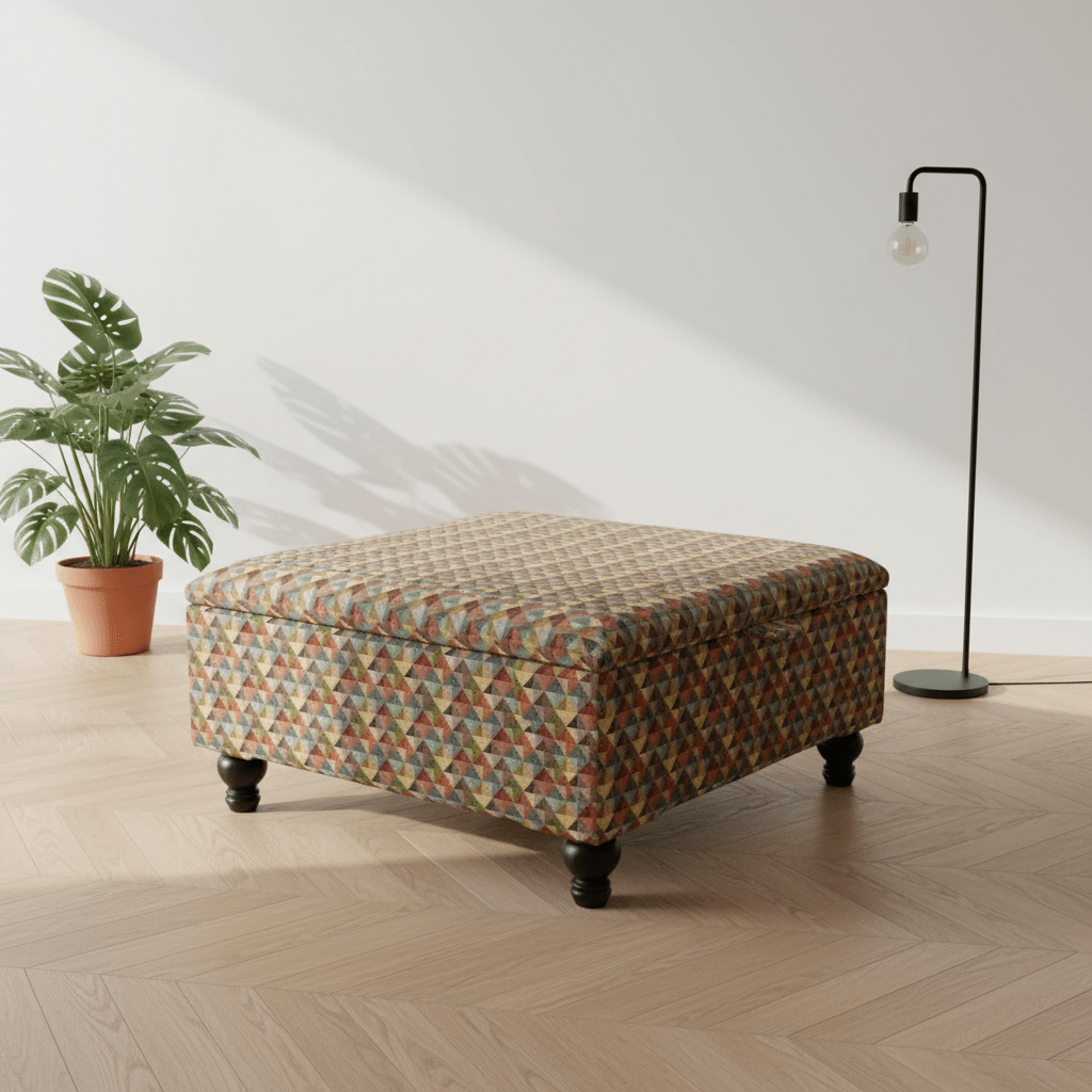 Contemporary Oversized Square Seating Stool – Multi - Functional &Stylish - ISTOOLS