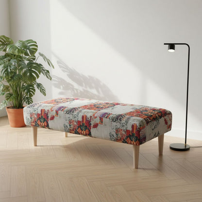 Contemporary Patterned Ottoman Storage Box UK Made - ISTOOLS