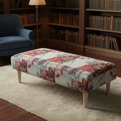 Contemporary Patterned Ottoman Storage Box UK Made - ISTOOLS