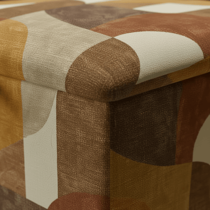 Contemporary Patterned Pouffe – Modern Home Decor with Storage | istools UK - ISTOOLS