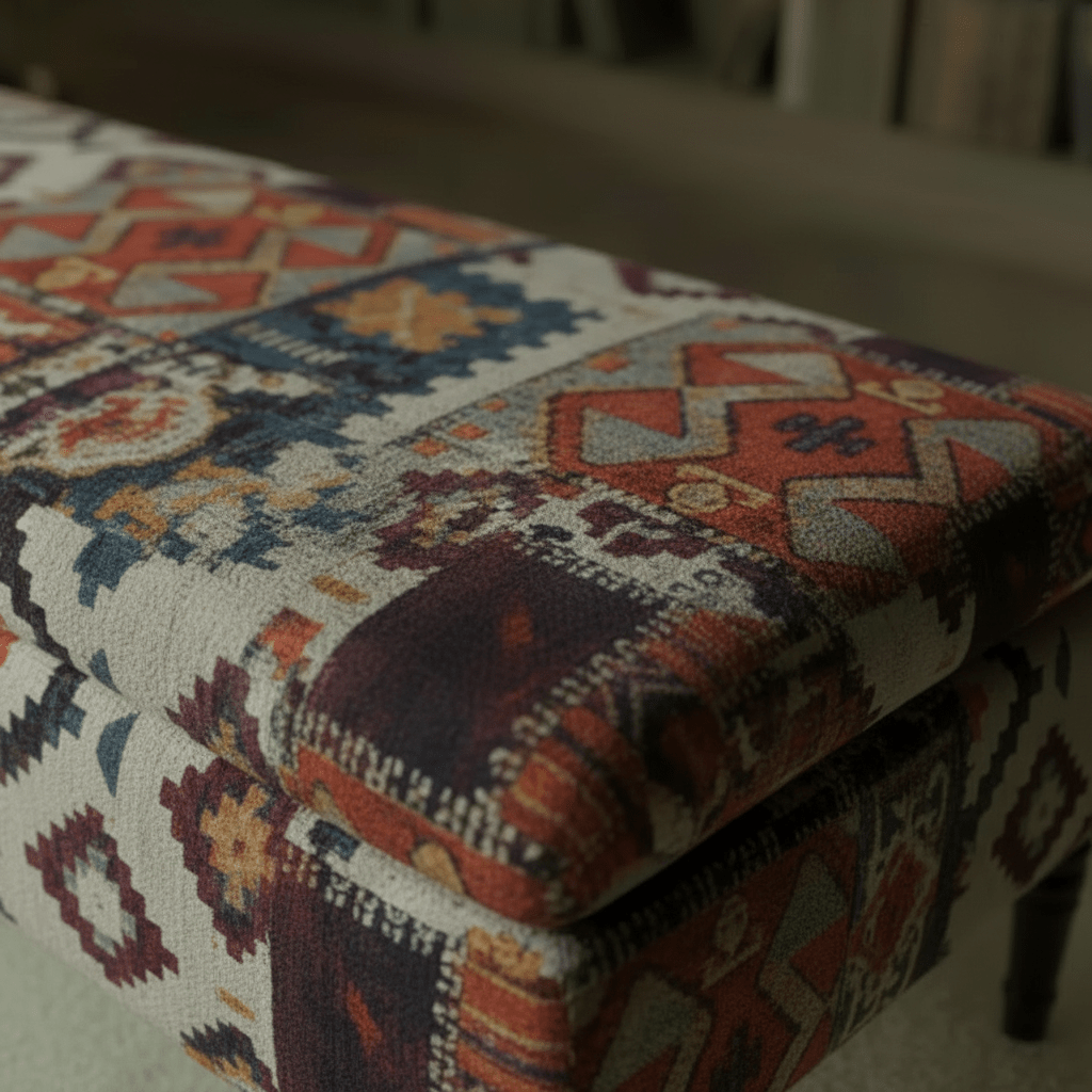 Contemporary Rectangular Smooth Ottoman Centrepiece UK Made - ISTOOLS
