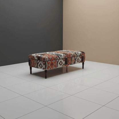 Contemporary Rectangular Smooth Ottoman Centrepiece UK Made - ISTOOLS