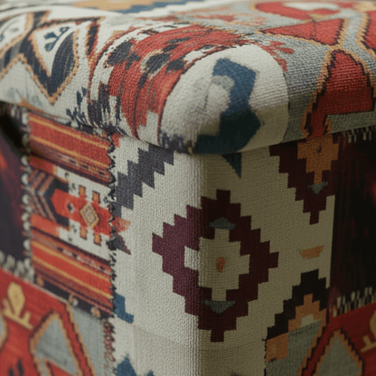 Contemporary Square Ottoman Storage Box Hand - Finished UK - ISTOOLS