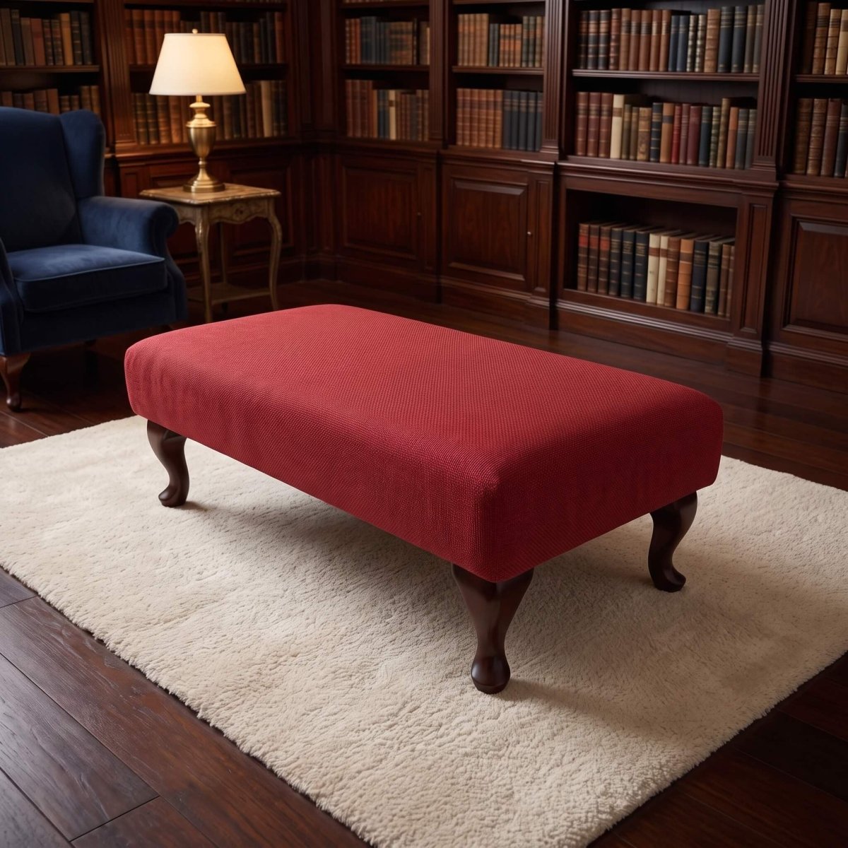 CUSTOM MADE TO MEASURE FOOTSTOOL PREMIUM NON STORAGE OTTOMAN SEAT BESPOKE LIVING ROOM FURNITURE HANDCRAFTED UPHOLSTERED BENCH - ISTOOLS