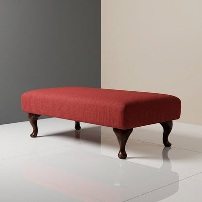 CUSTOM MADE TO MEASURE FOOTSTOOL PREMIUM NON STORAGE OTTOMAN SEAT BESPOKE LIVING ROOM FURNITURE HANDCRAFTED UPHOLSTERED BENCH - ISTOOLS