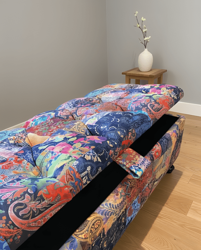 Damask Multicolour Storage Ottoman Bench - ISTOOLS
