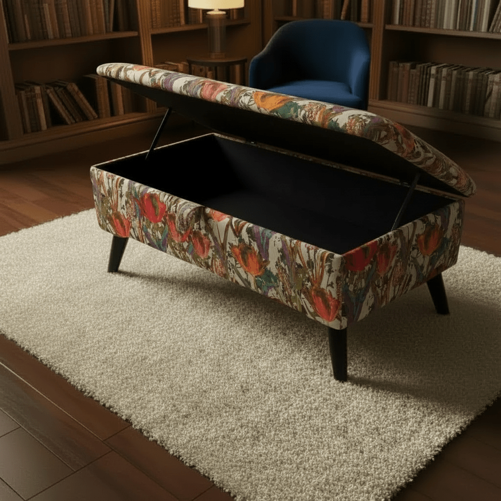 Deep Storage Ottoman Chest – Toy & Linen Organiser for Living Room & Bedroom - ISTOOLS