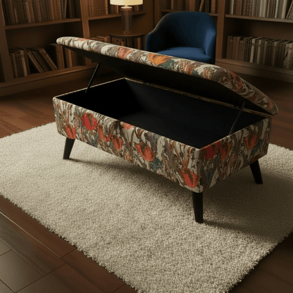 Deep Storage Ottoman Chest – Toy & Linen Organiser for Living Room & Bedroom - ISTOOLS