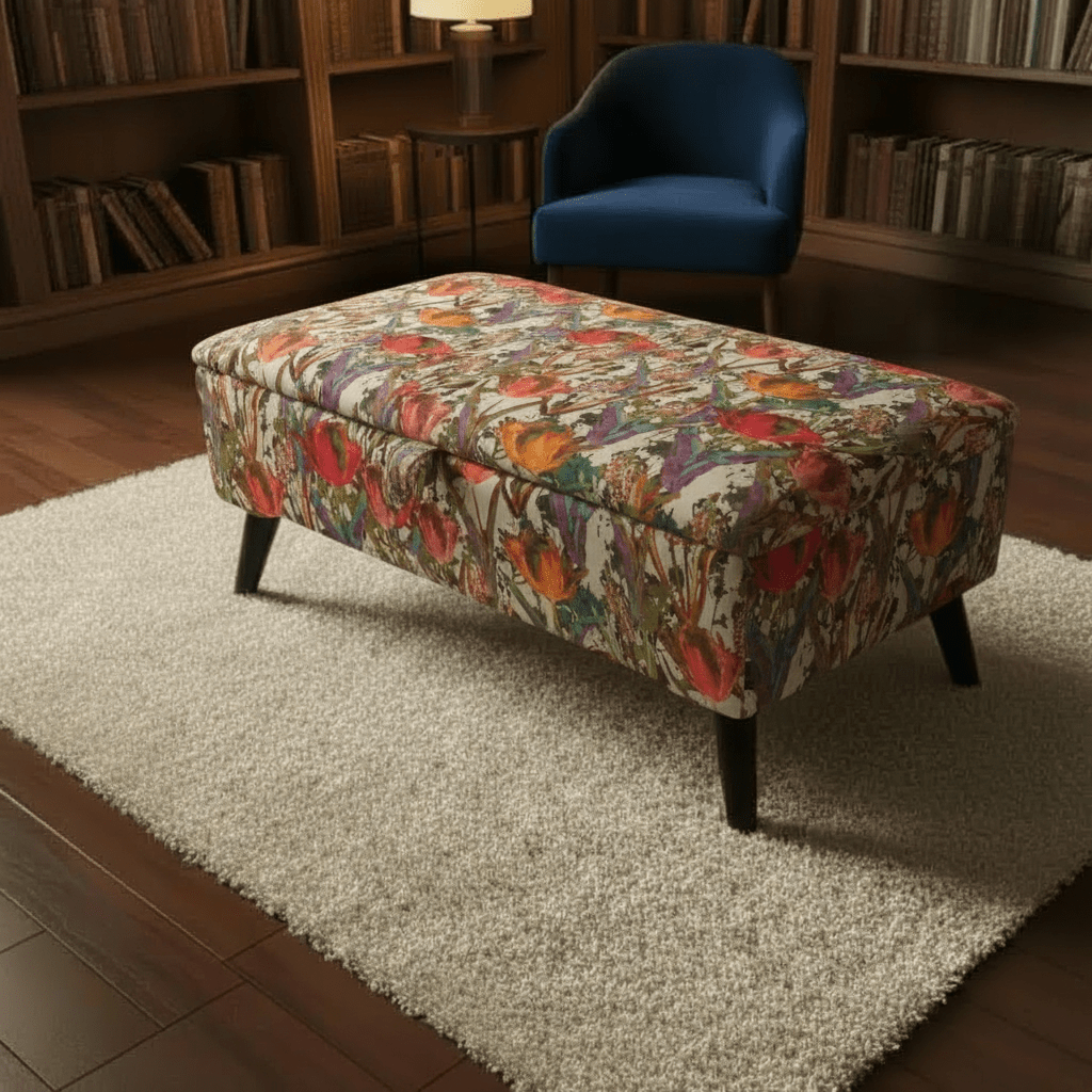 Deep Storage Ottoman Chest – Toy & Linen Organiser for Living Room & Bedroom - ISTOOLS