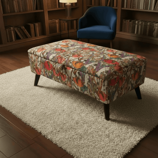 Deep Storage Ottoman Chest – Toy & Linen Organiser for Living Room & Bedroom - ISTOOLS