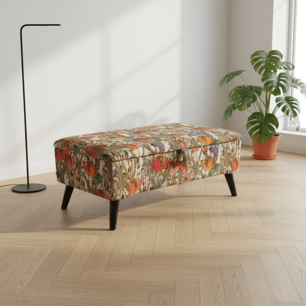 Deep Storage Ottoman Chest – Toy & Linen Organiser for Living Room & Bedroom - ISTOOLS