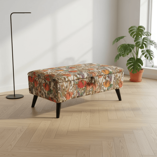 Deep Storage Ottoman Chest – Toy & Linen Organiser for Living Room & Bedroom - ISTOOLS