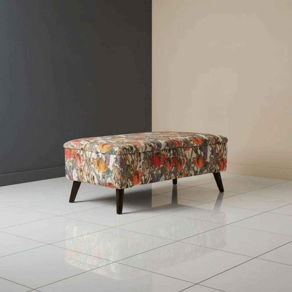 Deep Storage Ottoman Chest – Toy & Linen Organiser for Living Room & Bedroom - ISTOOLS