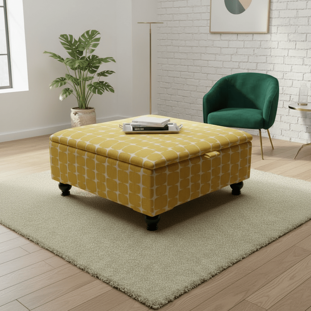 Designer Modular Square Footrest Accessory – Multi - Functional & Stylish - ISTOOLS