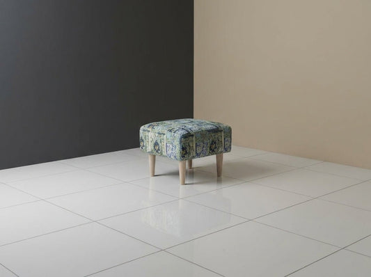 Designer Pattern Storage Bench Premium Upholstery UK - ISTOOLS