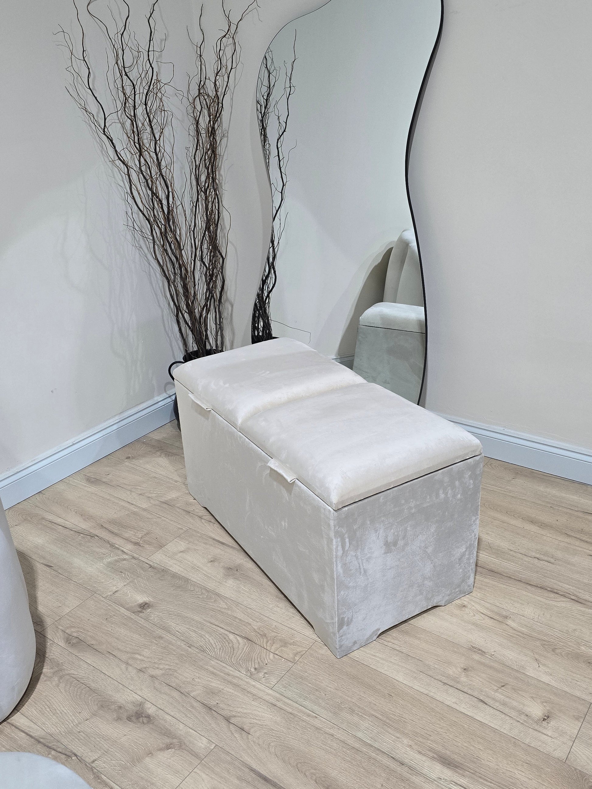 Double lid - deep ottoman storage & coffee table - ISTOOLS