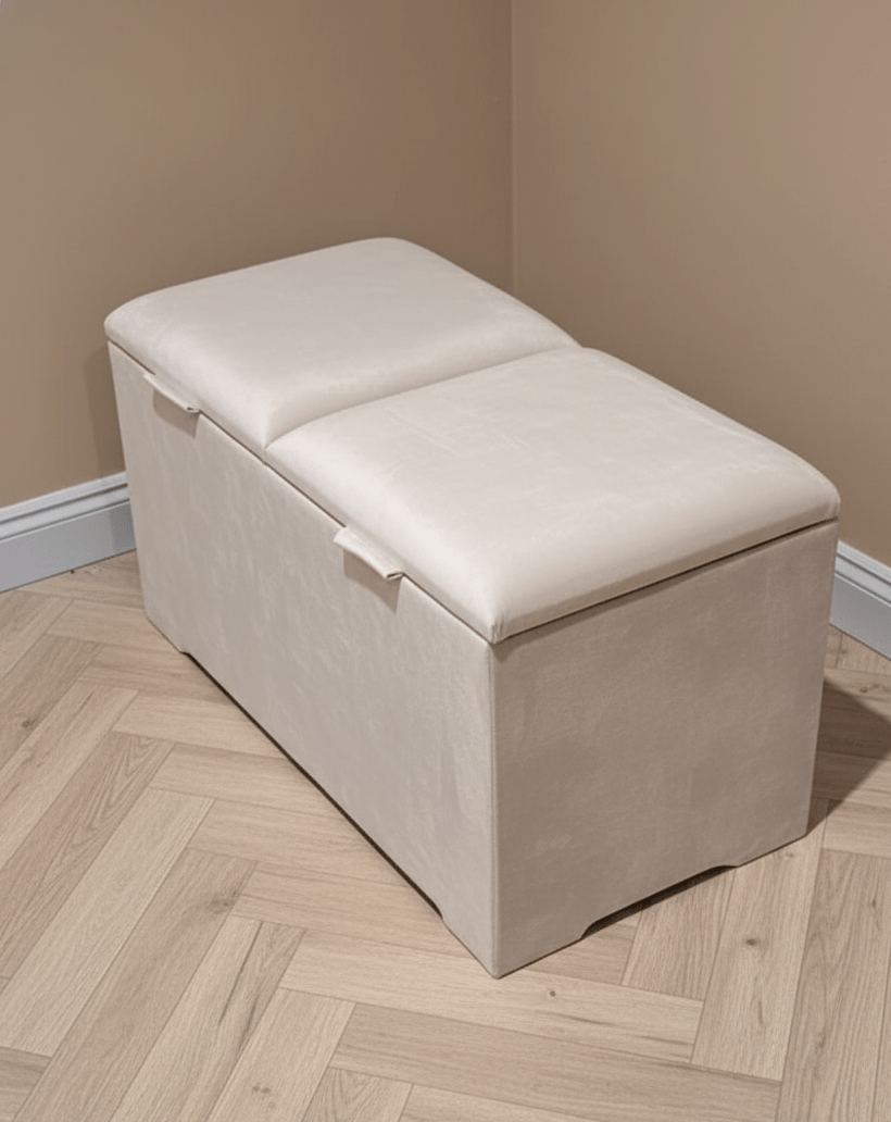 Double lid - deep ottoman storage & coffee table - ISTOOLS