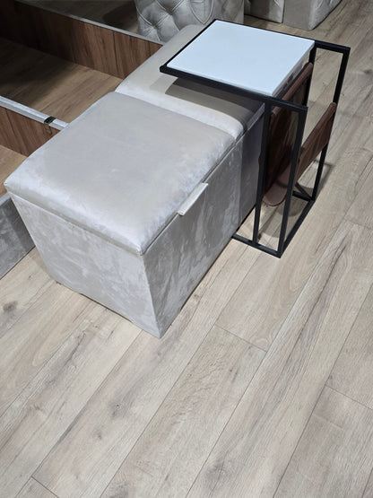 Double lid - deep ottoman storage & coffee table - ISTOOLS