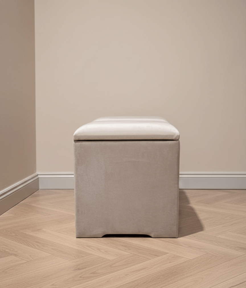 living room storage ottoman coffee table with removable dual lids - ISTOOLS