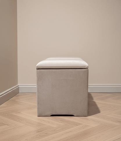 living room storage ottoman coffee table with removable dual lids - ISTOOLS