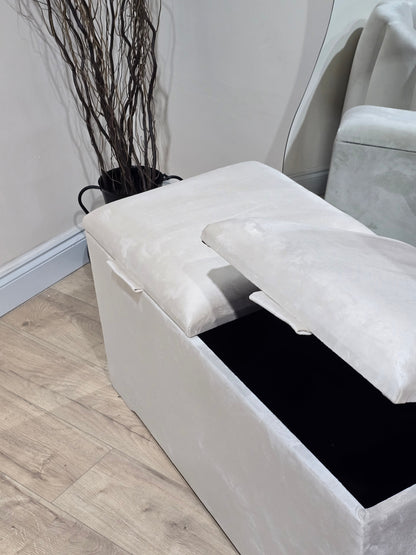 Double lid - deep ottoman storage & coffee table - ISTOOLS