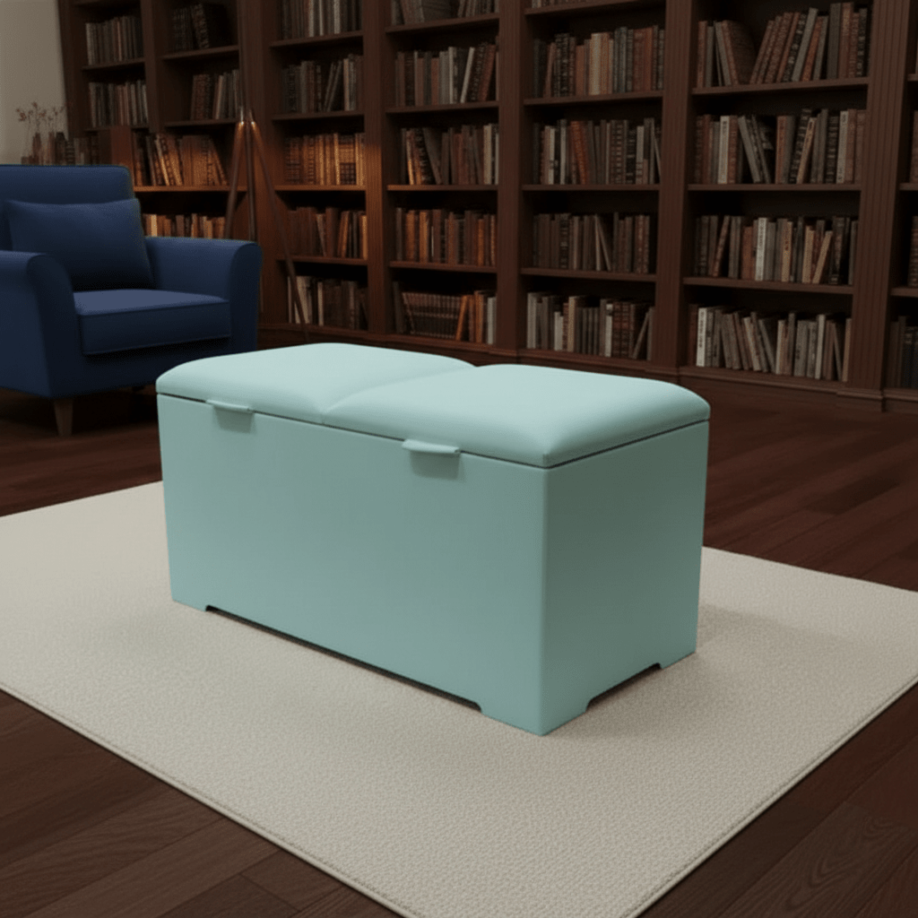 Double Lid Deep Ottoman Storage Coffee Table – Hidden Storage & Multifunction UK - ISTOOLS