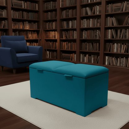 Double Lid Deep Ottoman Storage Coffee Table – Hidden Storage & Multifunction UK - ISTOOLS