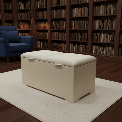 Double Lid Deep Ottoman Storage Coffee Table – Hidden Storage & Multifunction UK - ISTOOLS