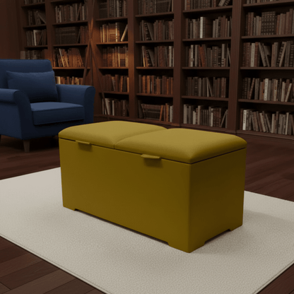 Double Lid Deep Ottoman Storage Coffee Table – Hidden Storage & Multifunction UK - ISTOOLS