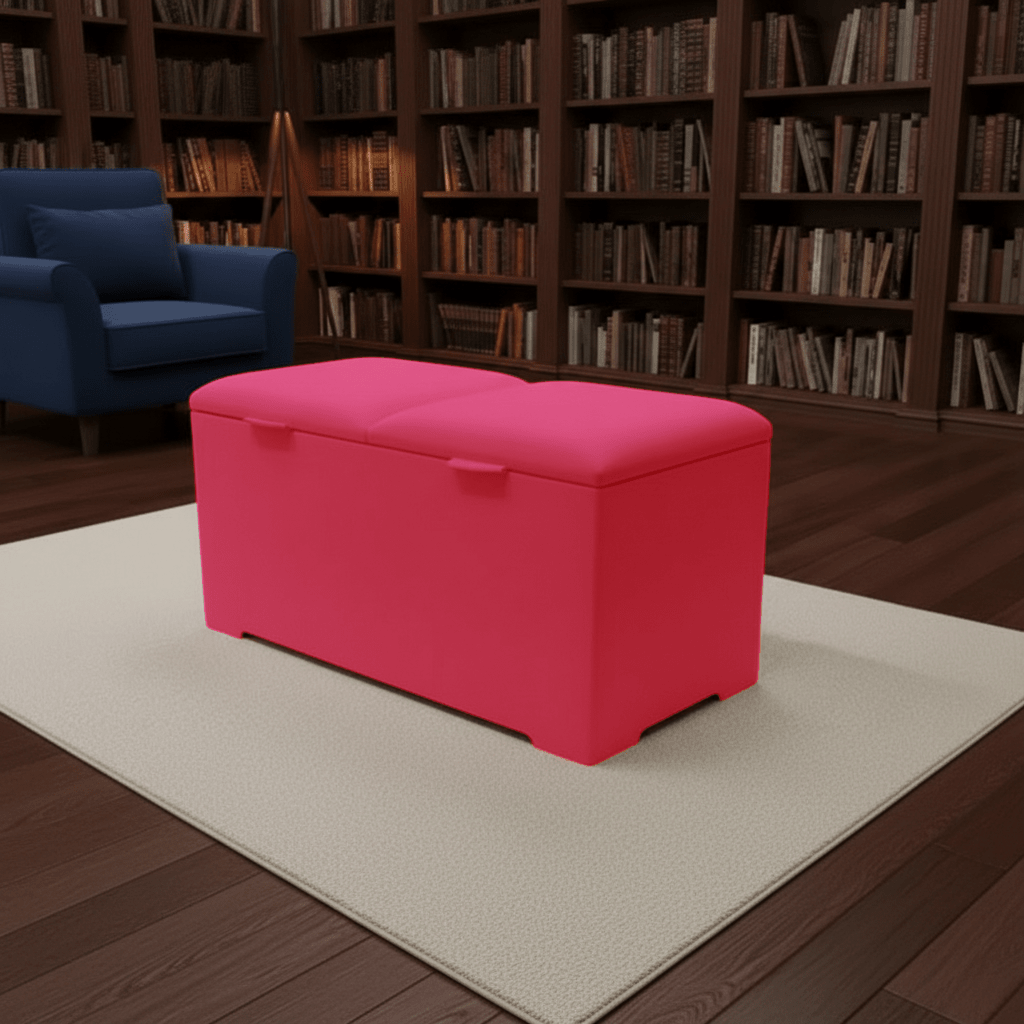 Double Lid Deep Ottoman Storage Coffee Table – Hidden Storage & Multifunction UK - ISTOOLS