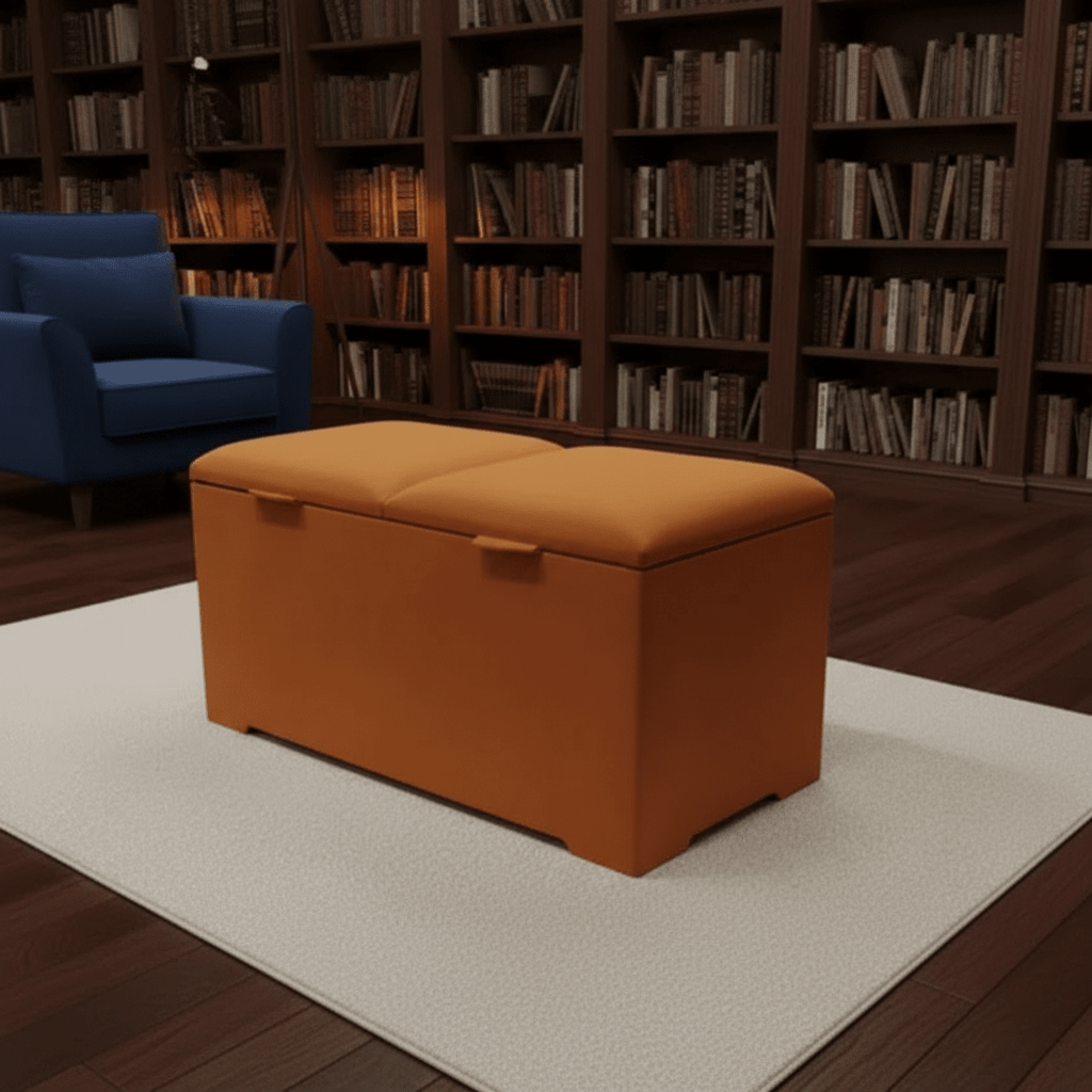 Double Lid Deep Ottoman Storage Coffee Table – Hidden Storage & Multifunction UK - ISTOOLS