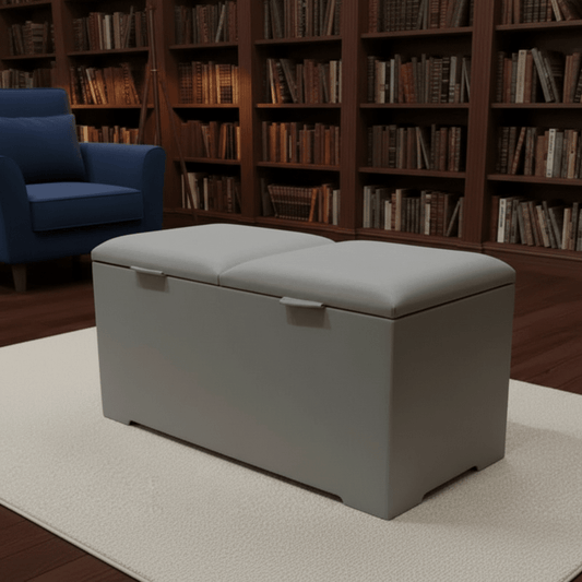 Double Lid Deep Ottoman Storage Coffee Table – Hidden Storage & Multifunction UK - ISTOOLS