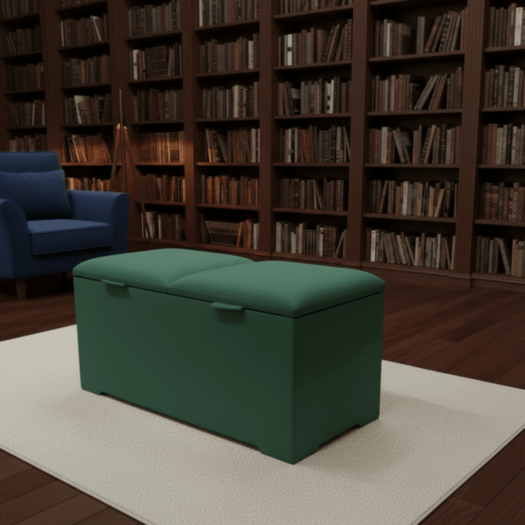 Double Lid Deep Ottoman Storage Coffee Table – Hidden Storage & Multifunction UK - ISTOOLS