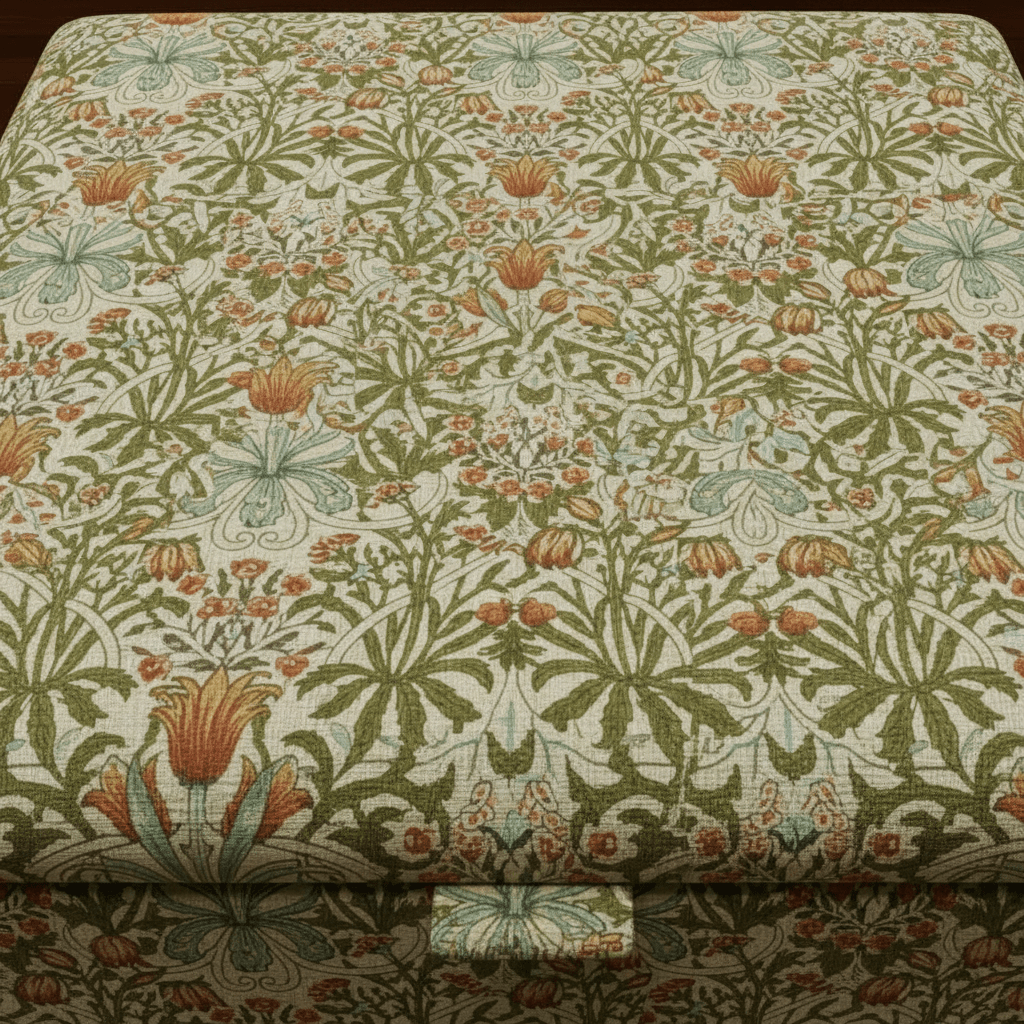 Durable Hand - finished Large Upholstered Ottoman Stool – Multi - Functional & Stylish - ISTOOLS