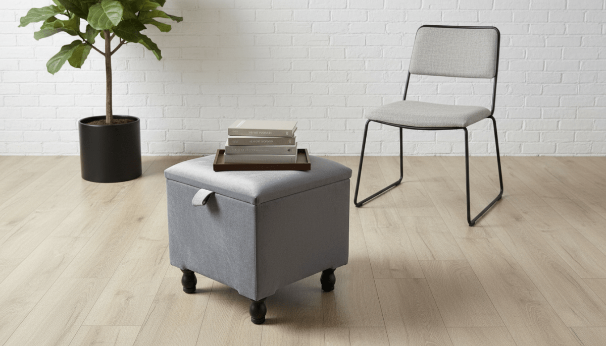 Durable Small Plain Lid Storage Box – Stackable Plastic Organiser for Home & Office - ISTOOLS