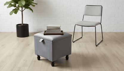 Durable Small Plain Lid Storage Box – Stackable Plastic Organiser for Home & Office - ISTOOLS