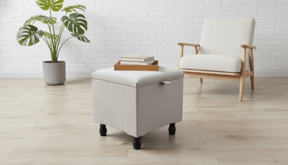 Durable Small Plain Lid Storage Box – Stackable Plastic Organiser for Home & Office - ISTOOLS