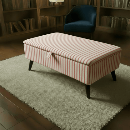 Easy - Clean Fabric Storage Seat – Family Friendly Handcrafted UK Bench with Deep Storage - ISTOOLS