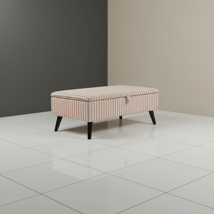 Easy - Clean Fabric Storage Seat – Family Friendly Handcrafted UK Bench with Deep Storage - ISTOOLS