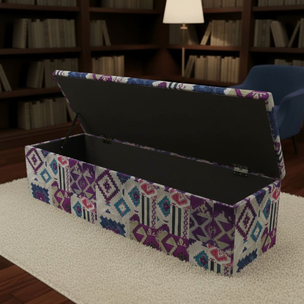 Elegant Designer Motif Storage Trunk Made to Measure UK - ISTOOLS
