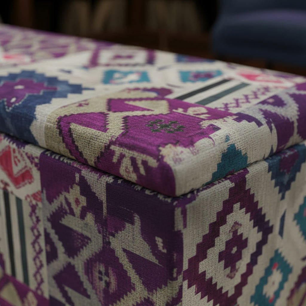 Elegant Designer Motif Storage Trunk Made to Measure UK - ISTOOLS