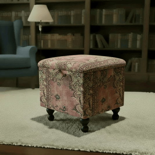 Elegant Living Room Square Storage Box Designer Motif - ISTOOLS