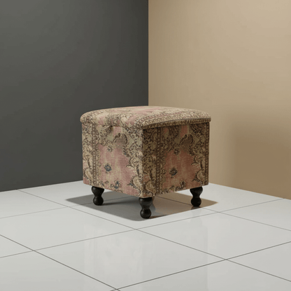 Elegant Living Room Square Storage Box Designer Motif - ISTOOLS