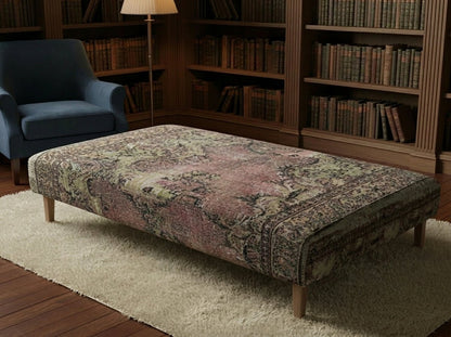 Elegant Living Room Storage Box Designer Motif Premium Fabric - ISTOOLS