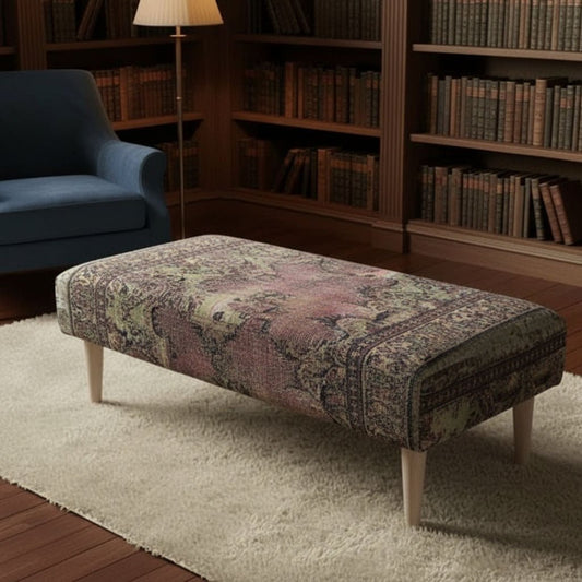 Elegant Living Room Storage Box Designer Motif Premium Fabric - ISTOOLS