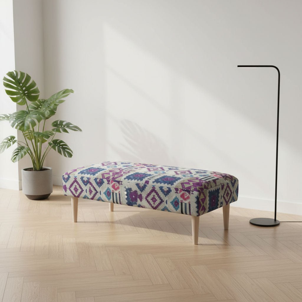 Elegant Multi - Toned Storage Trunk Smooth Lid Design - ISTOOLS