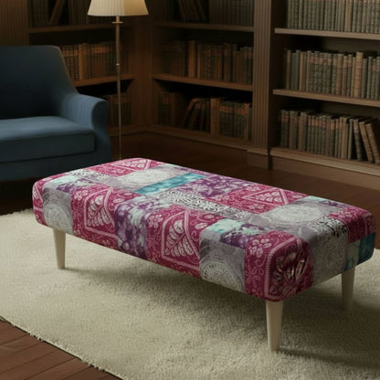 Elegant Patterned Storage Ottoman Trunk UK Craftsmanship - ISTOOLS