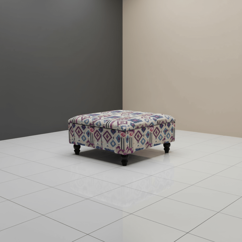 Elegant Plain Tone Storage Trunk Smooth Lid Design - ISTOOLS