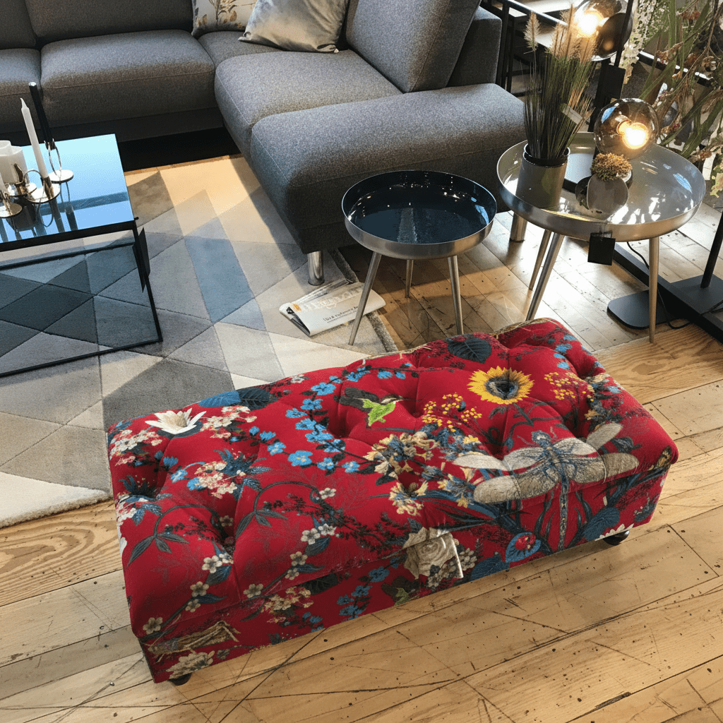 Elegant Tufted Rectangular Hallway Storage Bench bec - ISTOOLS