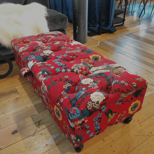 Elegant Tufted Rectangular Hallway Storage Bench bec - ISTOOLS